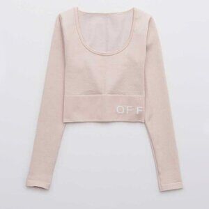 OFFLINE Sidewalk Seamless Ribbed Long Sleeve Cropped T-Shirt